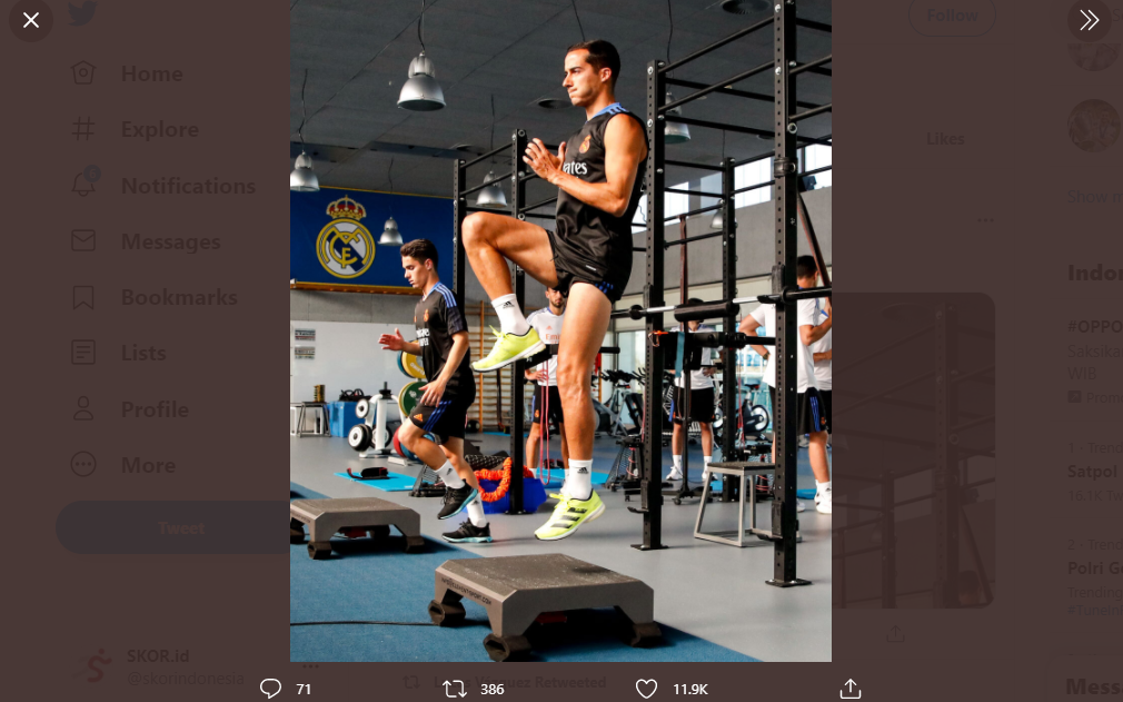 VIDEO: Di Balik Layar, Para Bintang Real Madrid Berlatih di Gym