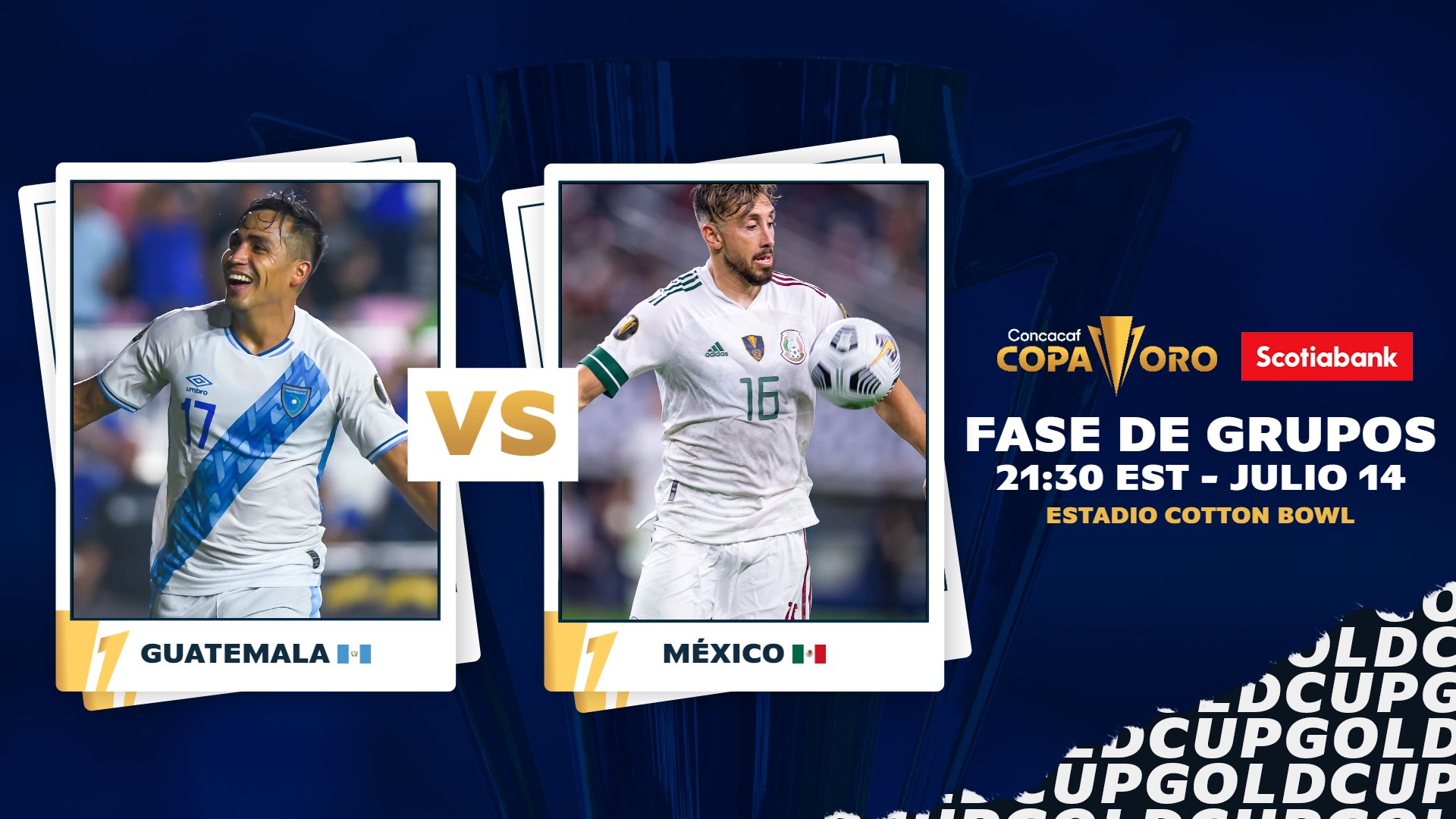 Link Live Streaming Guatemala vs Meksiko di Piala Emas CONCACAF 2021