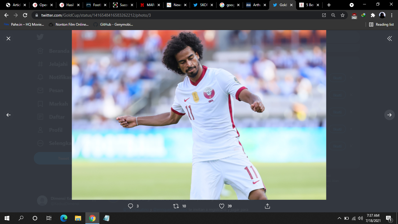 Hasil Piala Emas CONCACAF 2021 - Grenada vs Qatar: Annabi Raih Kemenangan Perdana