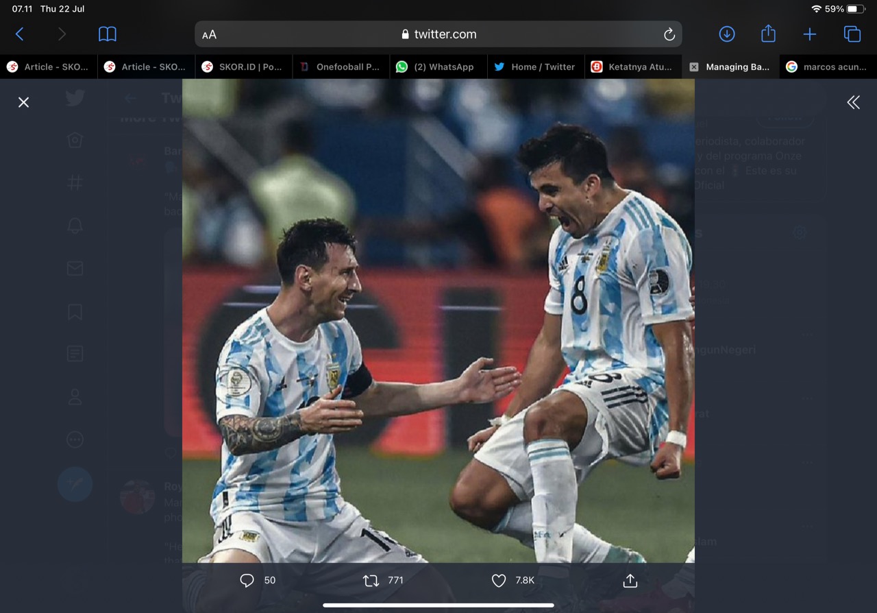 Pemain Timnas Argentina Rela Hapus Foto Anak demi Gambar Lionel Messi