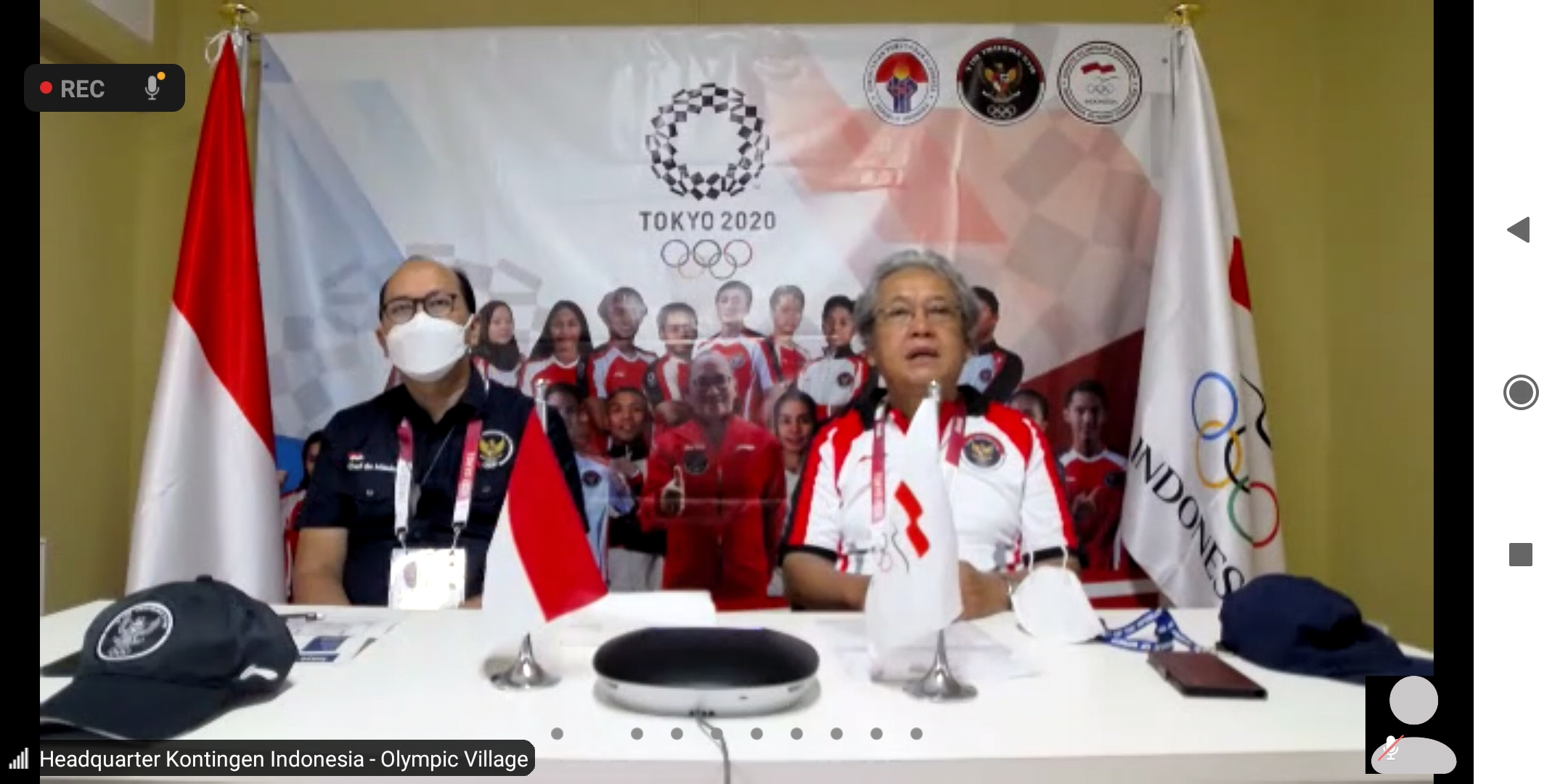 Dukung Penuh Kontingen Indonesia, CdM Olimpiade Tokyo Berterima Kasih kepada Menpora Zainudin Amali