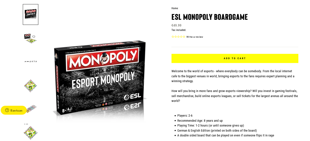 ESL Gaming Resmi Luncurkan Permainan Monopoli Bertema Esports