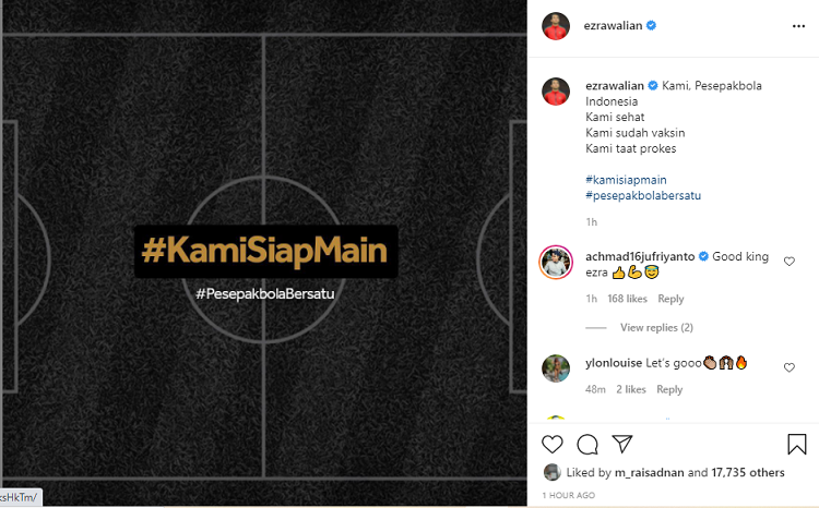 #KamiSiapMain, Ikrar Bersama dari Para Pesepak Bola Indonesia