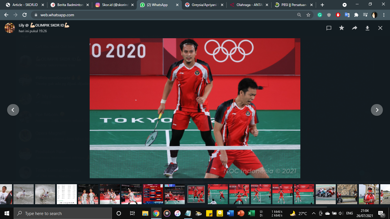 Olimpiade Tokyo 2020: Ahsan/Hendra Akui Kehebatan Calon Lawan di Laga Pamungkas