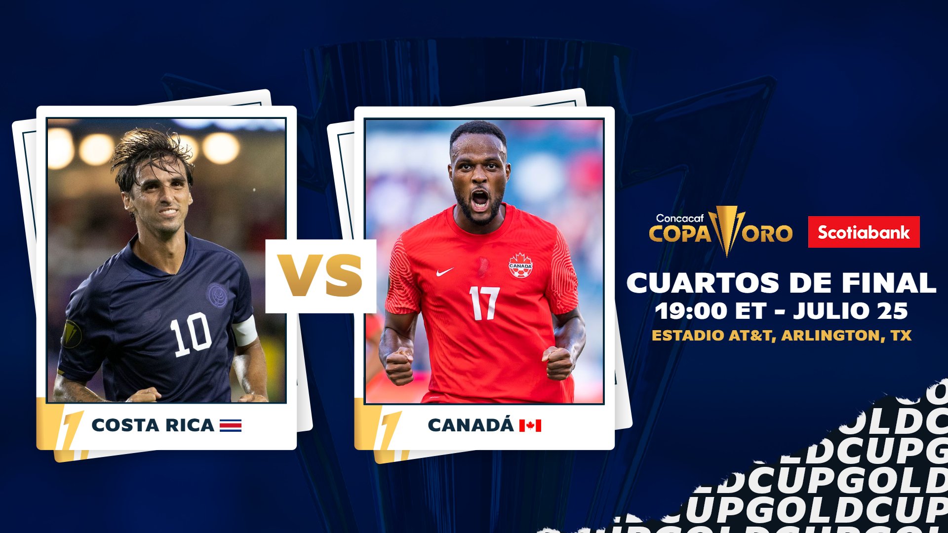 Link Live Streaming Kosta Rika vs Kanada di Piala Emas CONCACAF 2021