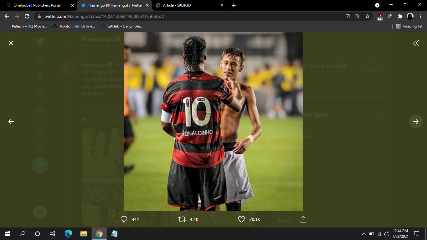 VIDEO: Duel Neymar dan Ronaldinho Satu Dekade Lalu di Liga Brasil