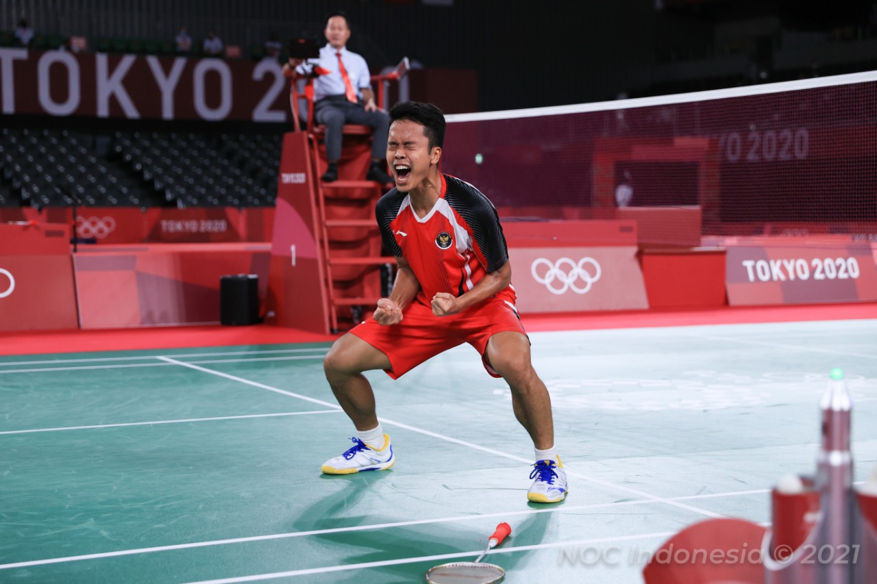 Jadwal Tanding Atlet Indonesia di Olimpiade Tokyo 2020, Minggu (1/8/2021): Anthony Sinisuka Ginting di Semifinal!