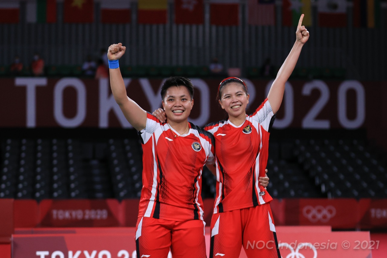 Jadwal Tanding Atlet Indonesia di Olimpiade Tokyo 2020, Senin (2/8/2021): Final Gresyia/Apriyani dan Angkat Besi