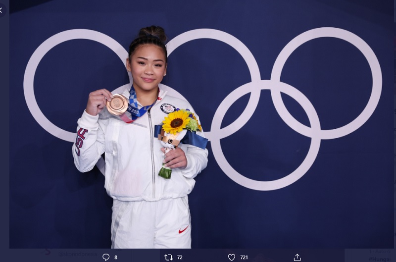 Klasemen Medali Olimpiade Tokyo 2020, Minggu (1/8/2021): Amerika Serikat Panen Emas, Cina Wajib Waspada