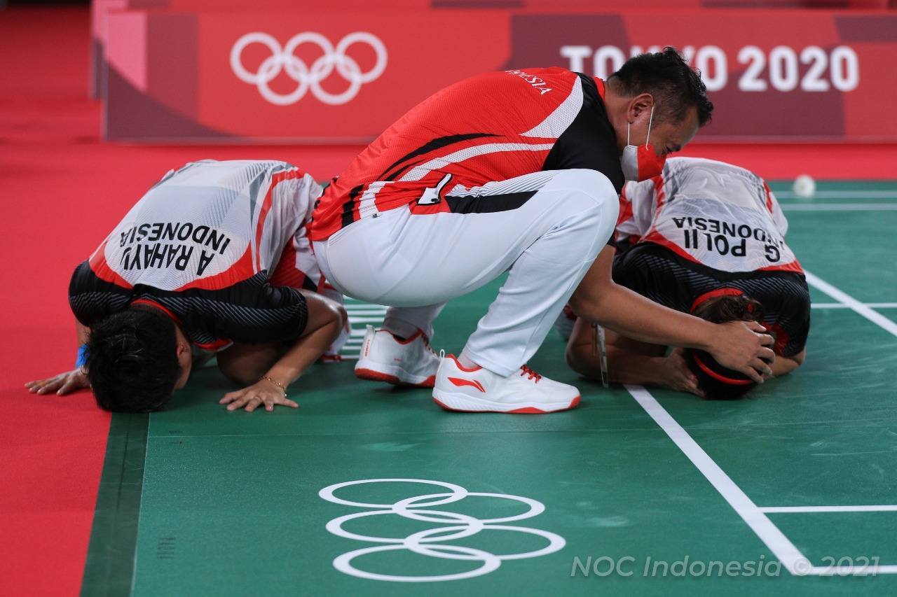 Greysia Polii/Apriyani Rahayu Menang, Indonesia Sudah Dapat Emas Bulu Tangkis Olimpiade di Semua Sektor
