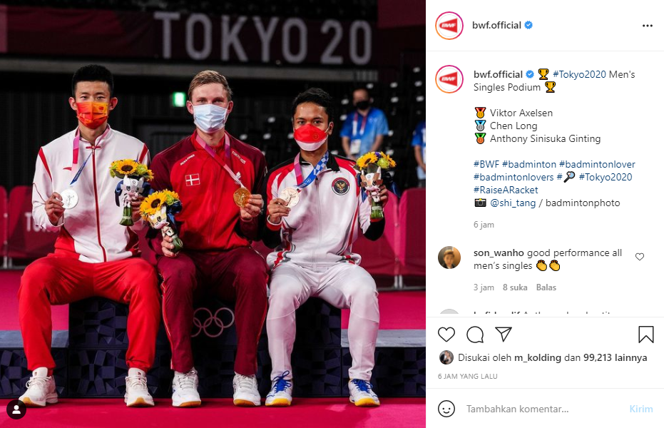 Viktor Axelsen Raih Emas Olimpiade Tokyo, Bukti Tempaan Legenda Bulu Tangkis Asia 