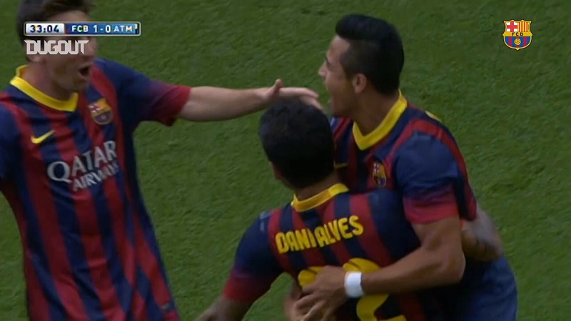 VIDEO: Gol Fantastis Alexis Sanchez untuk Barcelona saat lawan Atletico Madrid