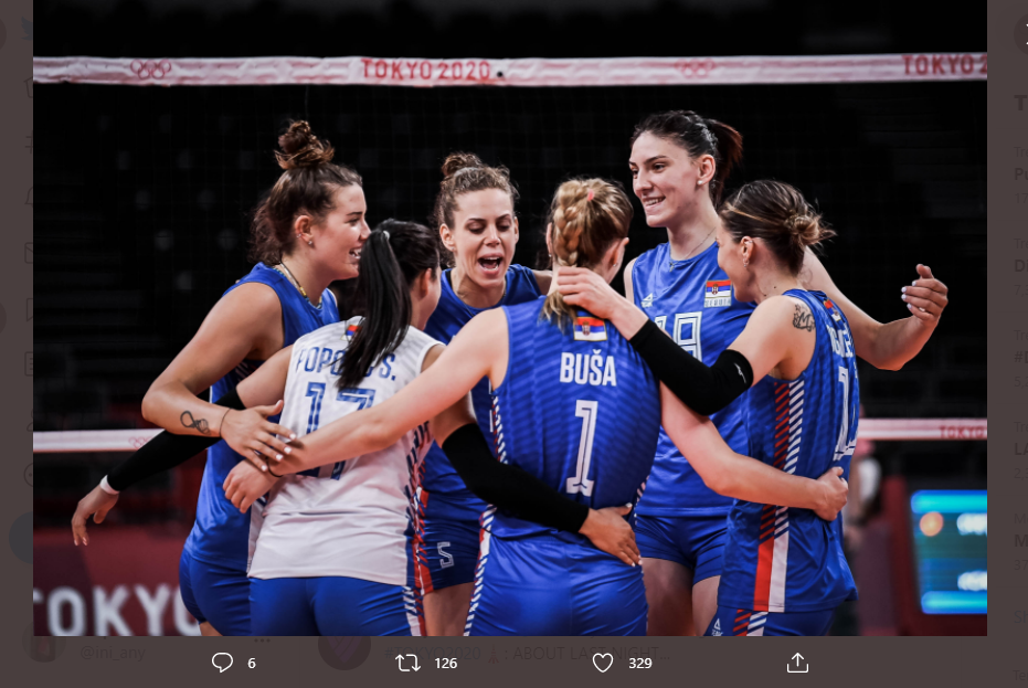 Link Live Streaming Voli Putri Olimpiade Toyo 2020: Serbia vs Italia Berebut Tiket Empat Besar 