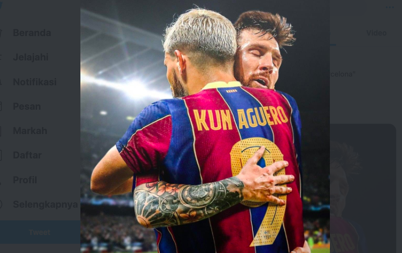 Sergio Aguero Ungkap Perasaan Lionel Messi kepada Barcelona Sebenarnya