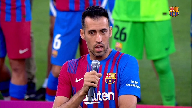 VIDEO: Sergio Busquets Ucapkan Terima Kasih kepada Lionel Messi