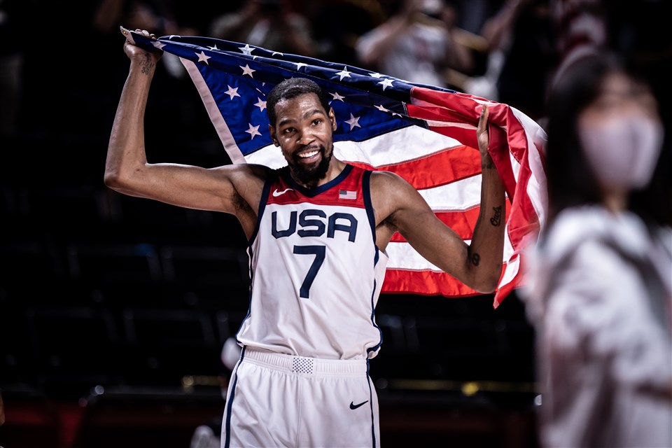 Best 5 Pebasket di Olimpiade Tokyo 2020, Hanya Kevin Durant yang Mewakili Amerika Serikat
