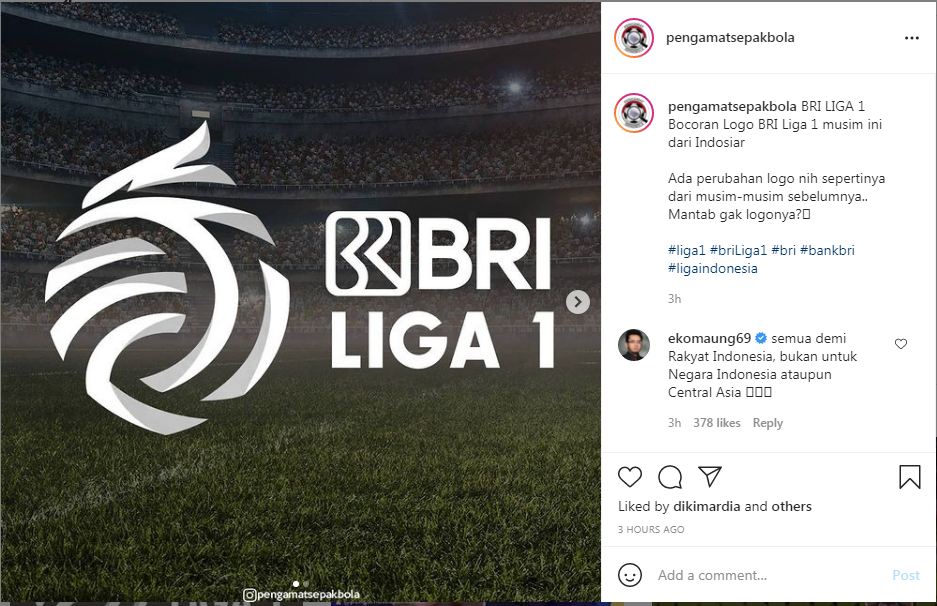 Logo BRI Liga 1 2021-2022 Berubah, Ini Perbedaannya