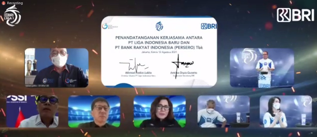BRI Resmi Diumumkan sebagai Sponsor Utama Liga 1 2021-2022