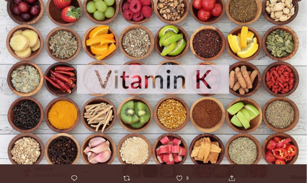 Kalah Popularitas, Vitamin K Juga Vital untuk Kesehatan