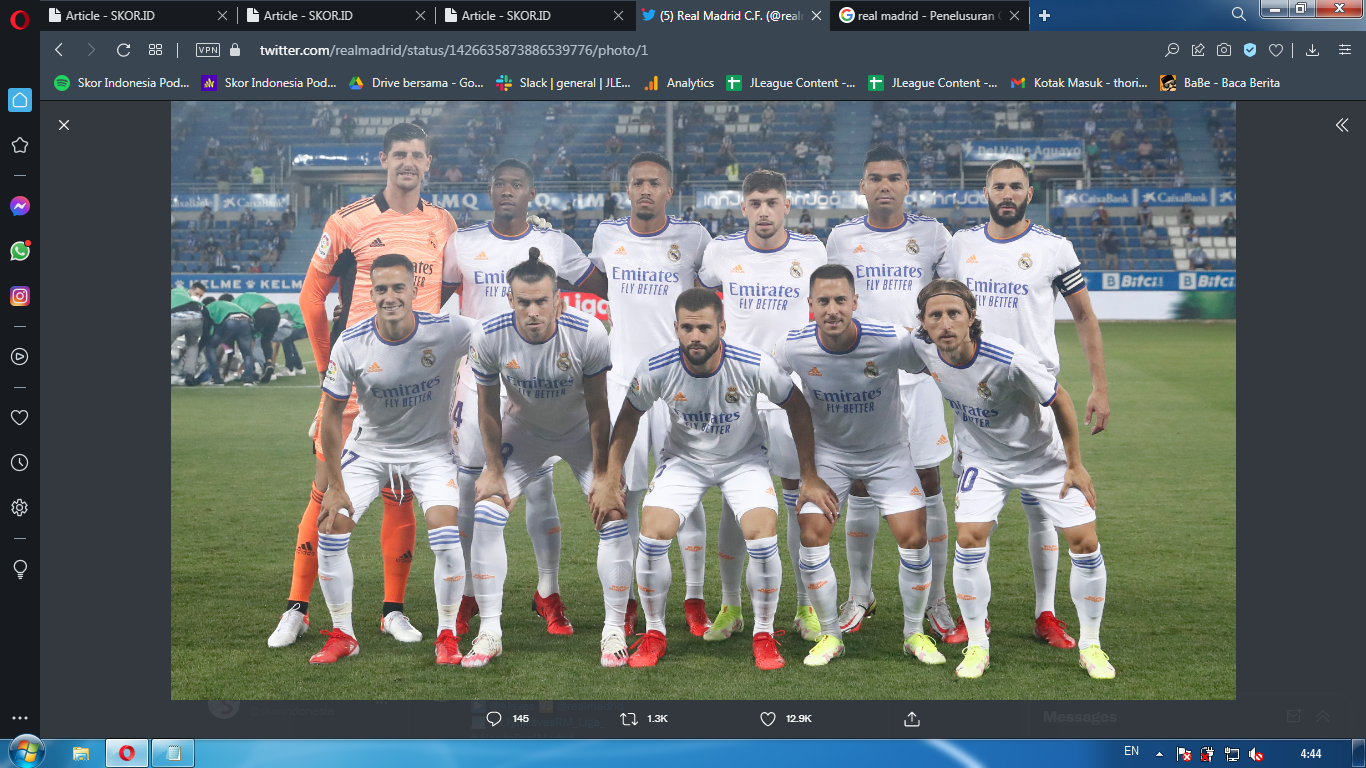 Hasil Alaves vs Real Madrid: Brace Benzema Bawa Los Blancos Menangi Laga Pembuka