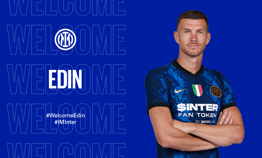 RESMI: Inter Milan Datangkan Edin Dzeko dan Denzel Dumfries