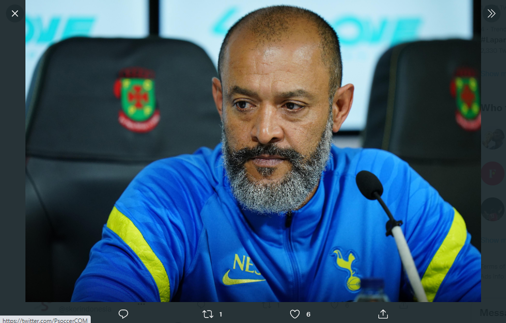 VIDEO: Pelatih Tottenham Nuno Espirito Bicara Jelang lawan Eks Klubnya, Wolves