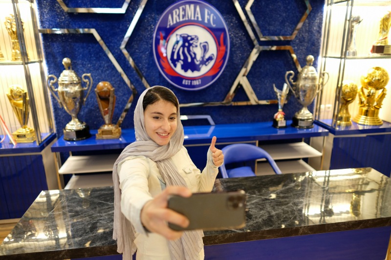 Arema FC Dapat Dukungan Spesial dari Pebulu Tangkis Asal Iran Jelang Liga 1 2021-2022