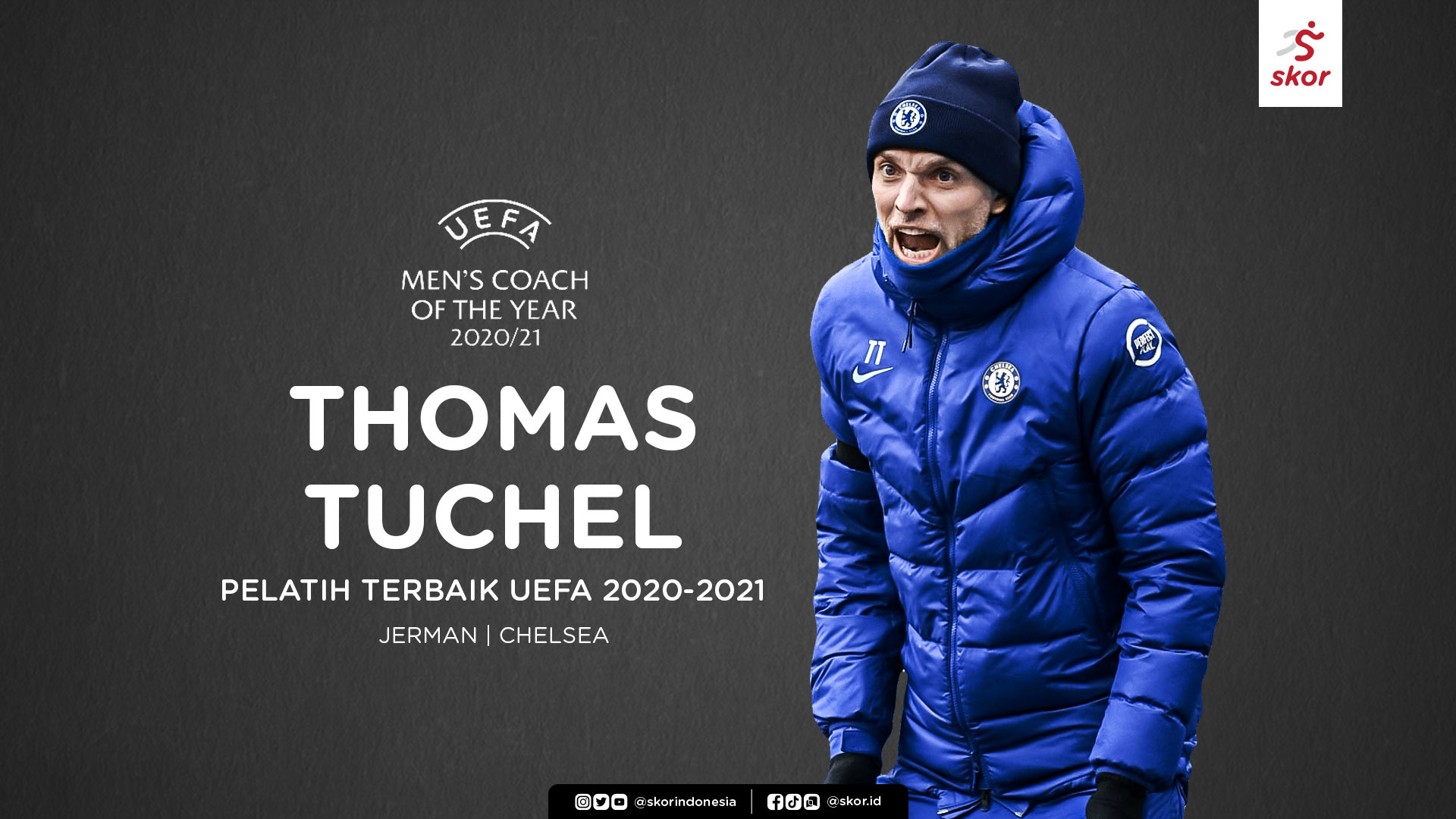 Thomas Tuchel Terpilih sebagai Pelatih Terbaik UEFA 2020-2021