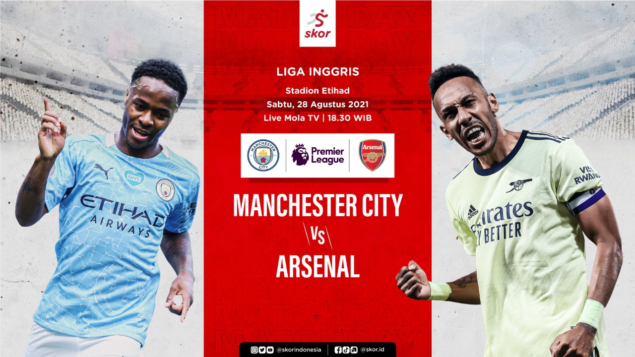 Link Live Streaming Liga Inggris: Manchester City vs Arsenal