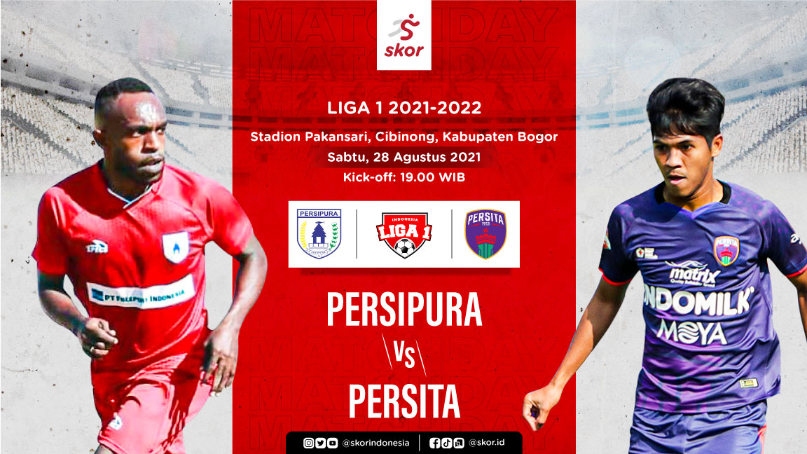 Link Live Streaming Persipura Jayapura vs Persita Tangerang