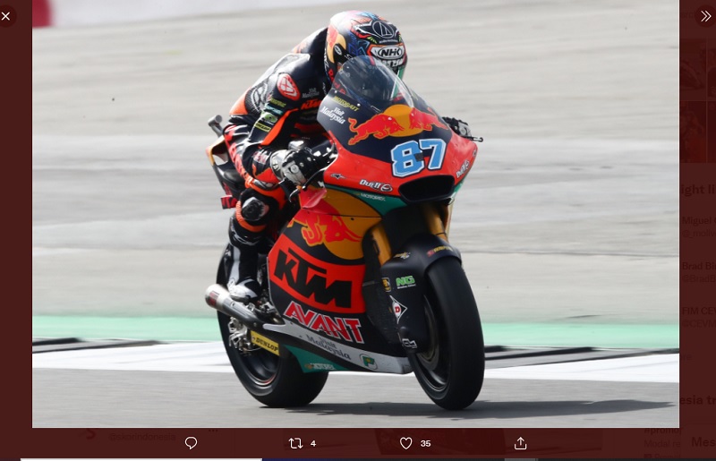 Hasil Moto2 GP Inggris 2021: Remy Gardner Menang, ''Wakil'' Indonesia Kompak Raih Poin