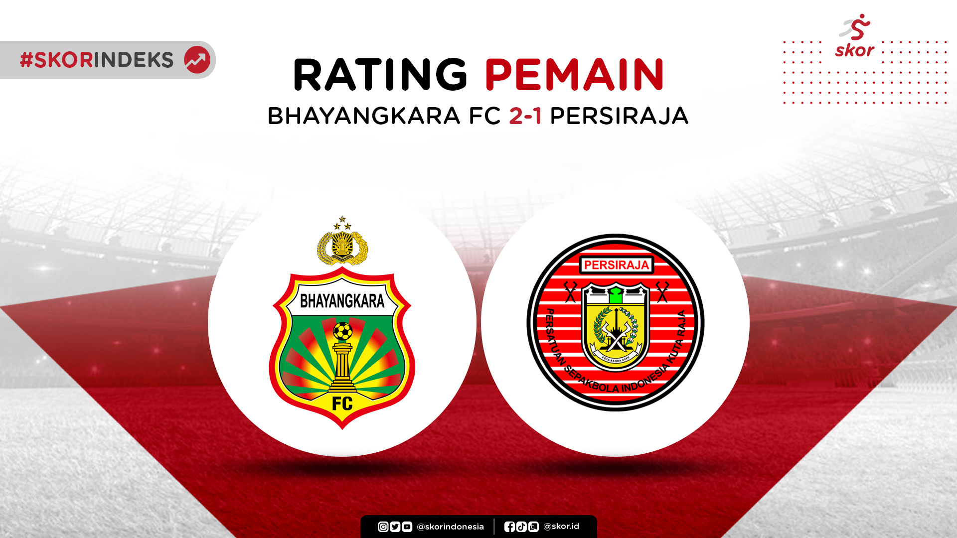 Skor Indeks Liga 1 2021-2022: Bhayangkara FC vs Persiraja