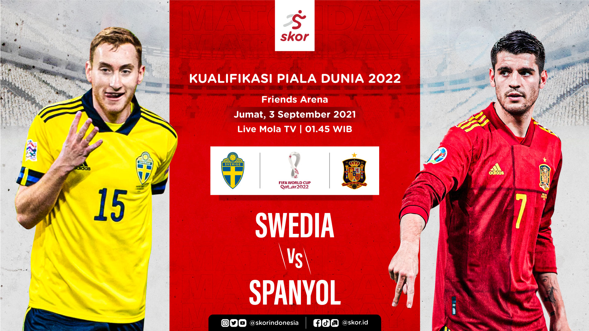 Prediksi Swedia vs Spanyol: Kunci Pertahankan Puncak Klasemen