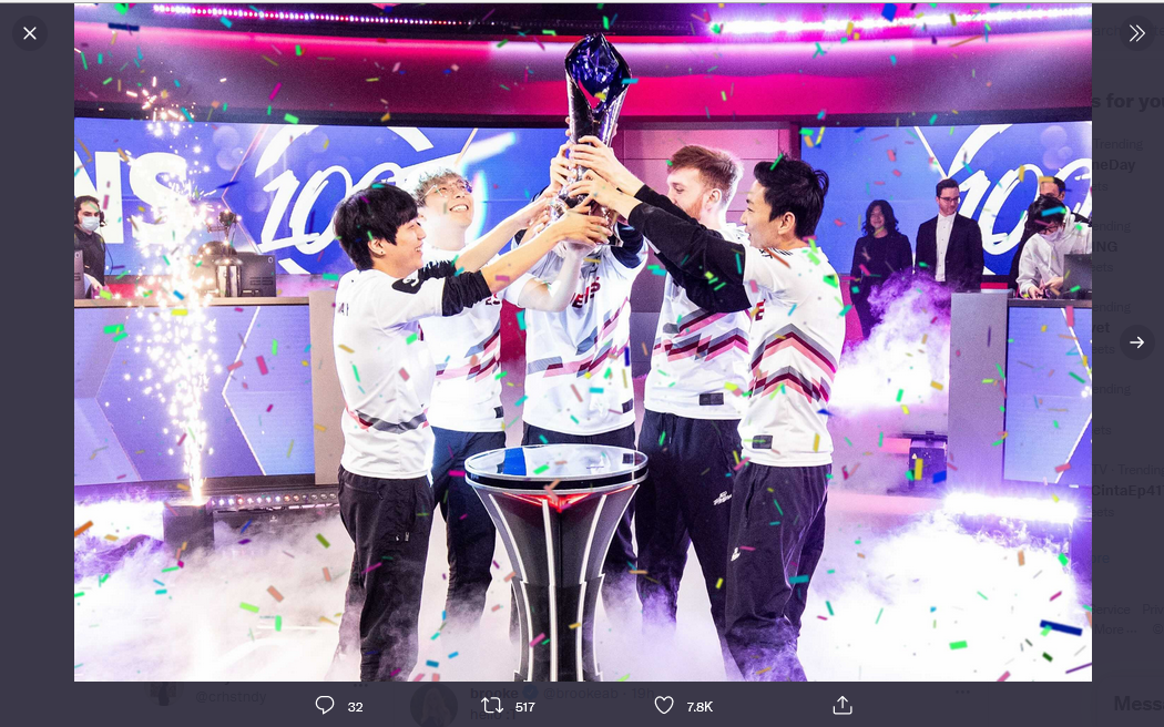 Catat Sejarah Baru, 100 Thieves Sabet Gelar Juara LCS Championship