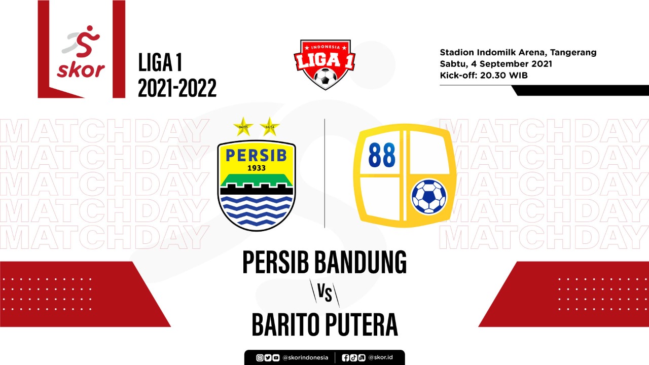 Prediksi Liga 1 2021-2022: Persib Bandung vs Barito Putera