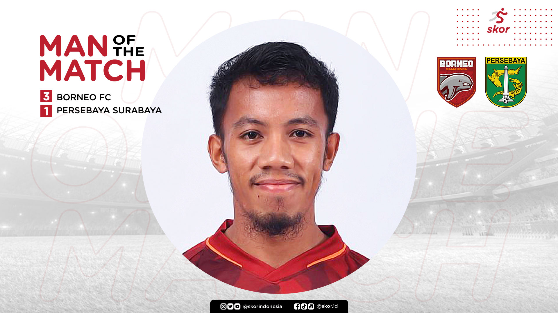 Man of The Match Borneo FC vs Persebaya: Muhammad Sihran