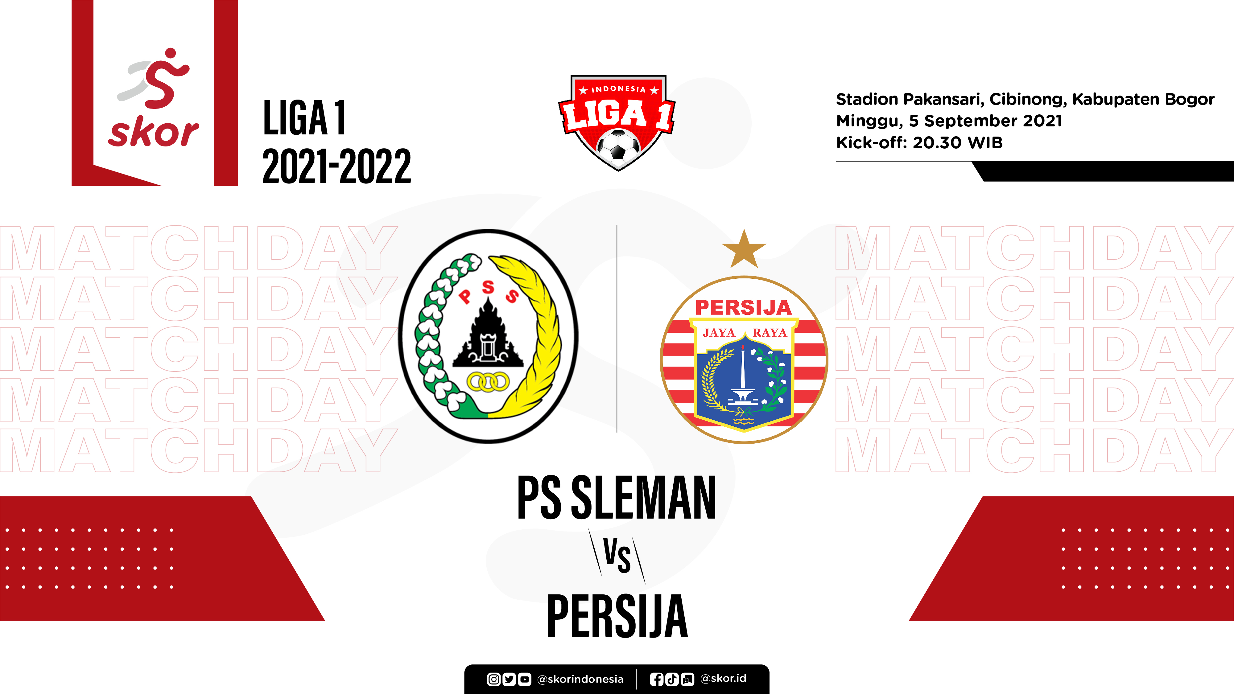 Link Live Streaming PS Sleman vs Persija Jakarta