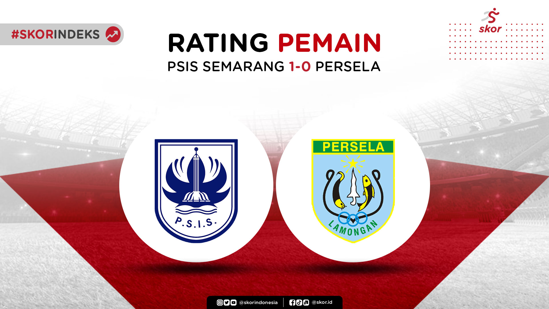 Skor Indeks Liga 1 2021-2022: PSIS Semarang vs Persela Lamongan