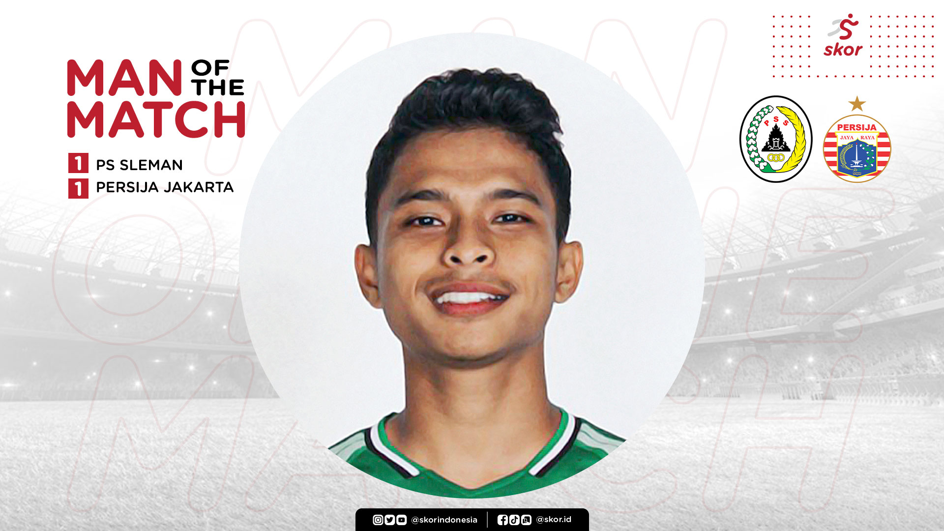 Man of The Match PS Sleman vs Persija Jakarta: Irkham Mila