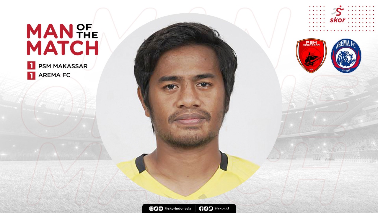 Man of The Match PSM Makassar vs Arema FC: Ilham Udin Armaiyn
