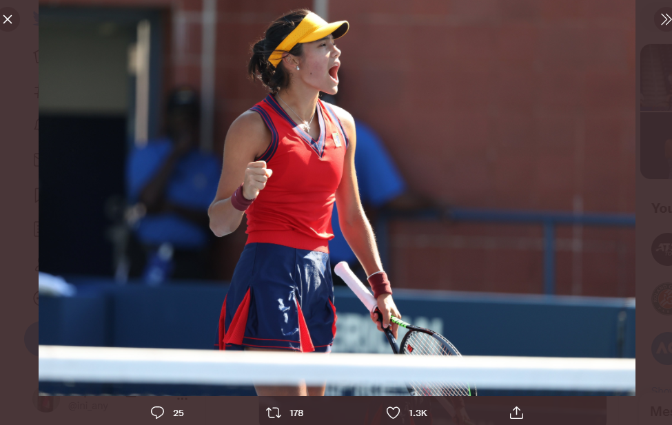 US Open 2021: Kejutan Emma Raducanu Berlanjut, Lolos 8 Besar Tanpa Kehilangan Set