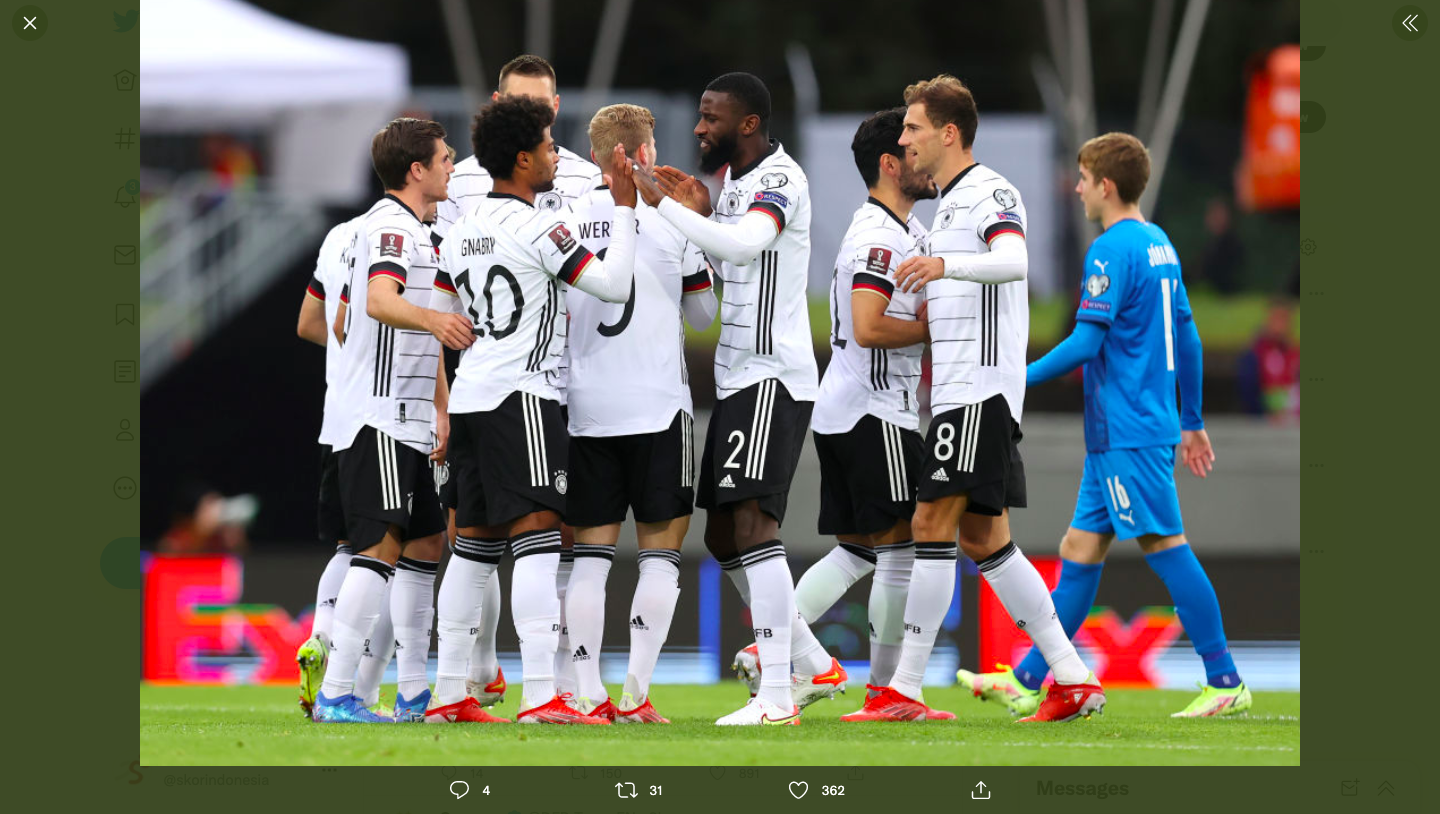 Hasil Islandia vs Jerman: Menang 4-0, Hansi Flick Sempurnakan Der Panzer