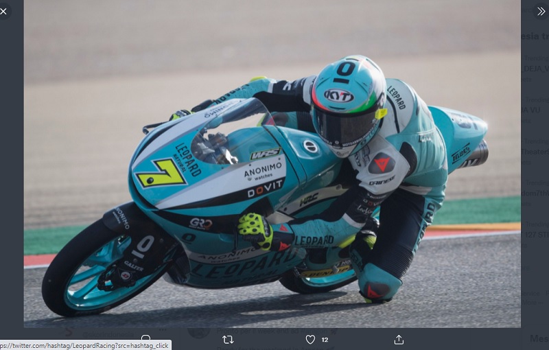 Hasil Moto3 GP Aragon 2021: Dennis Foggia Menang Dramatis, Duo Indonesian Racing Bernasib Apes