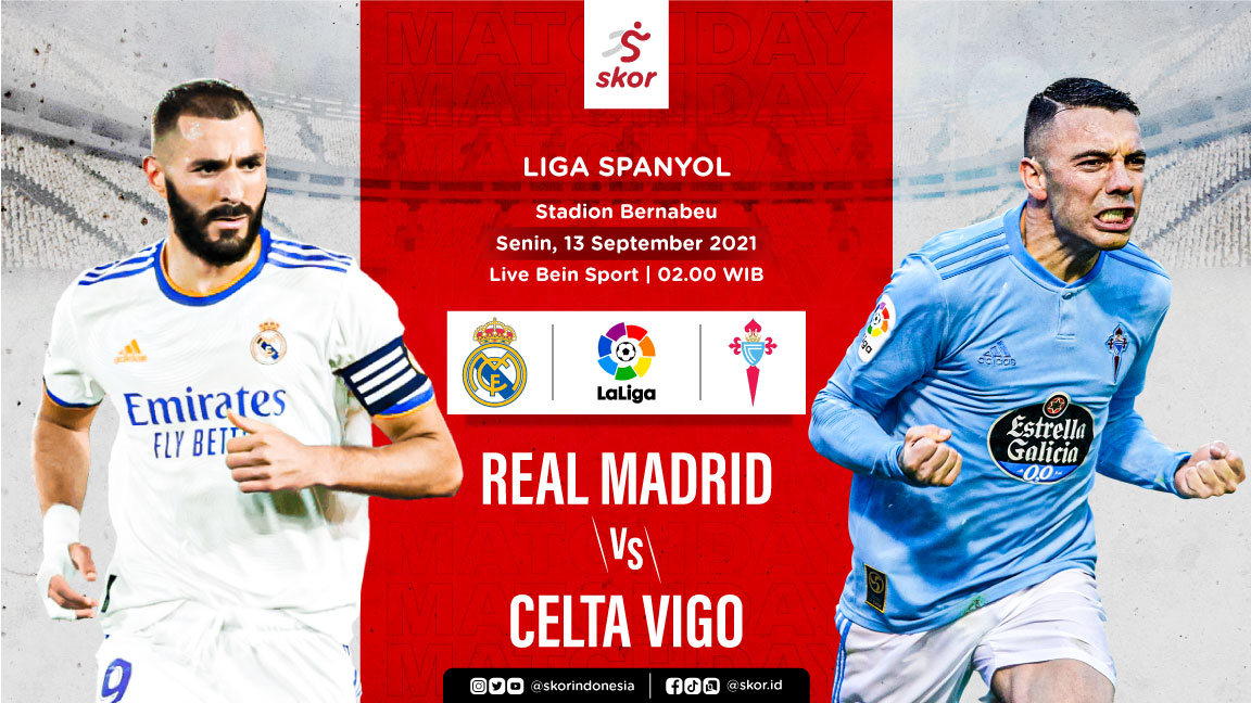 Prediksi Real Madrid vs Celta Vigo: Tanpa Bale dan Alaba, Los Blancos Main Lagi di Bernabeu