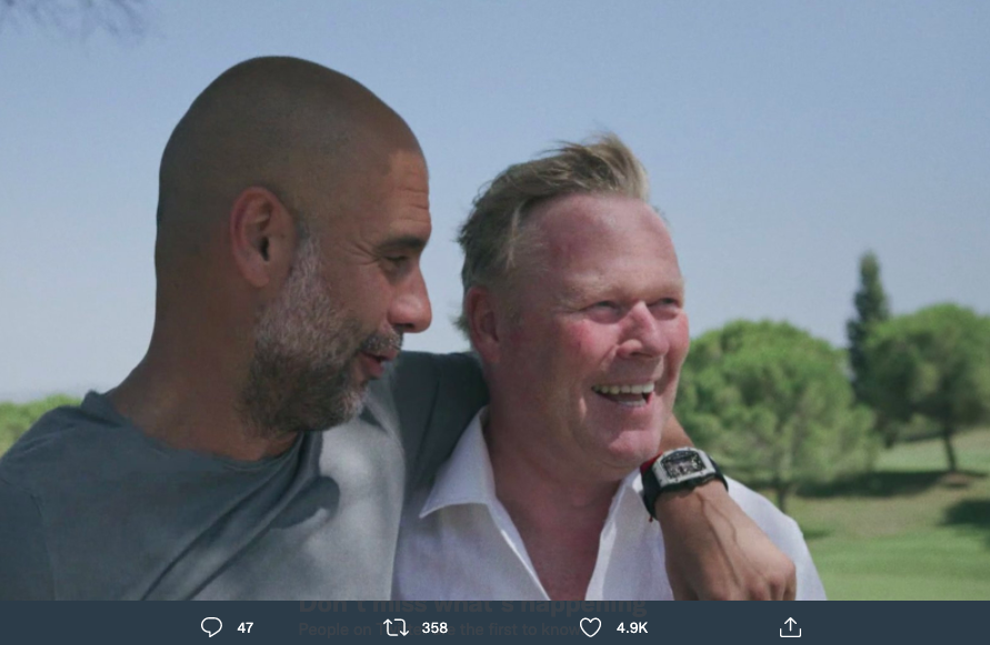 Ingin Satu Tim Lagi, Pep Guardiola Terang-terangan Lamar Ronald Koeman