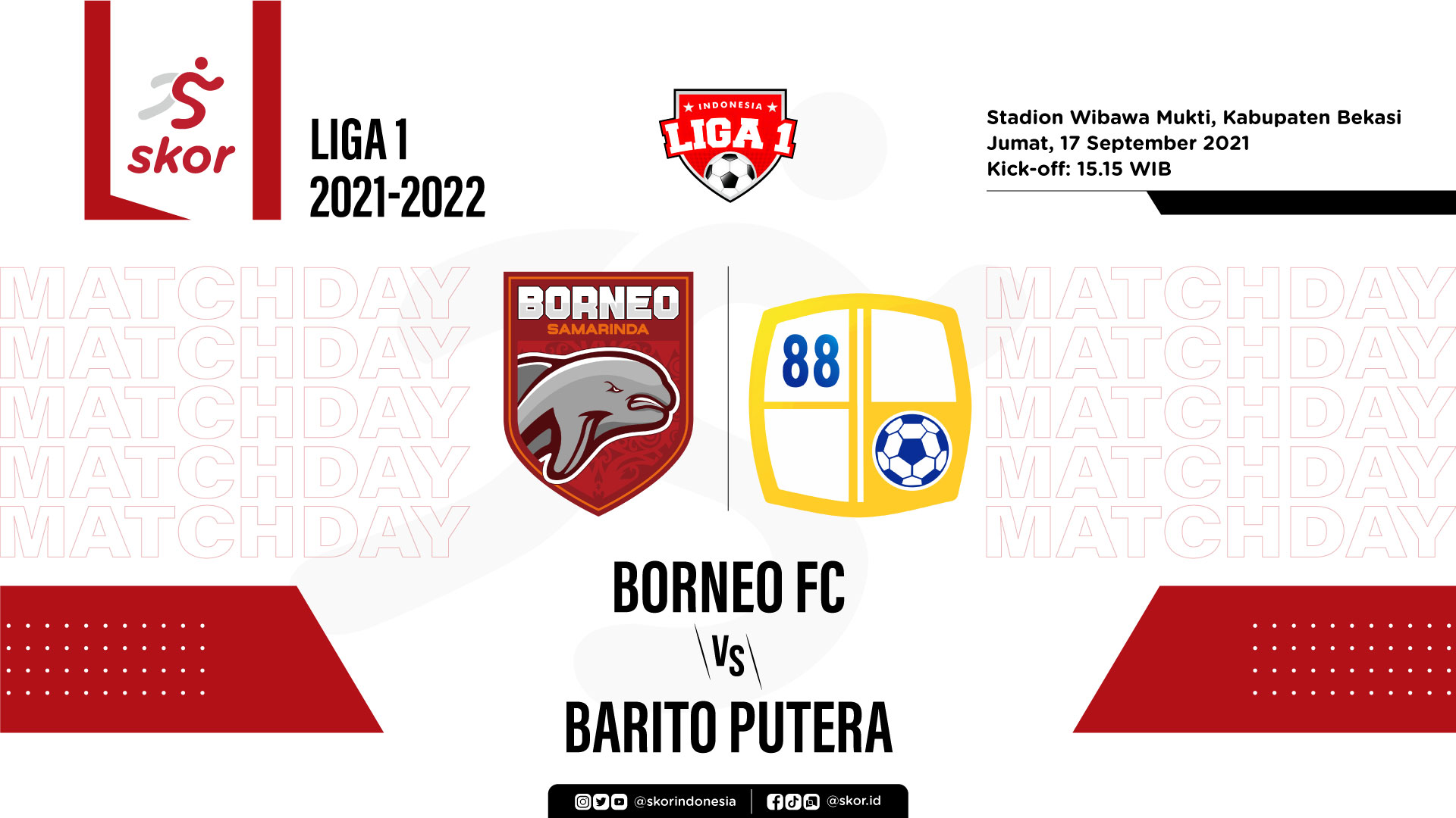 Link Live Streaming Borneo FC vs Barito Putera