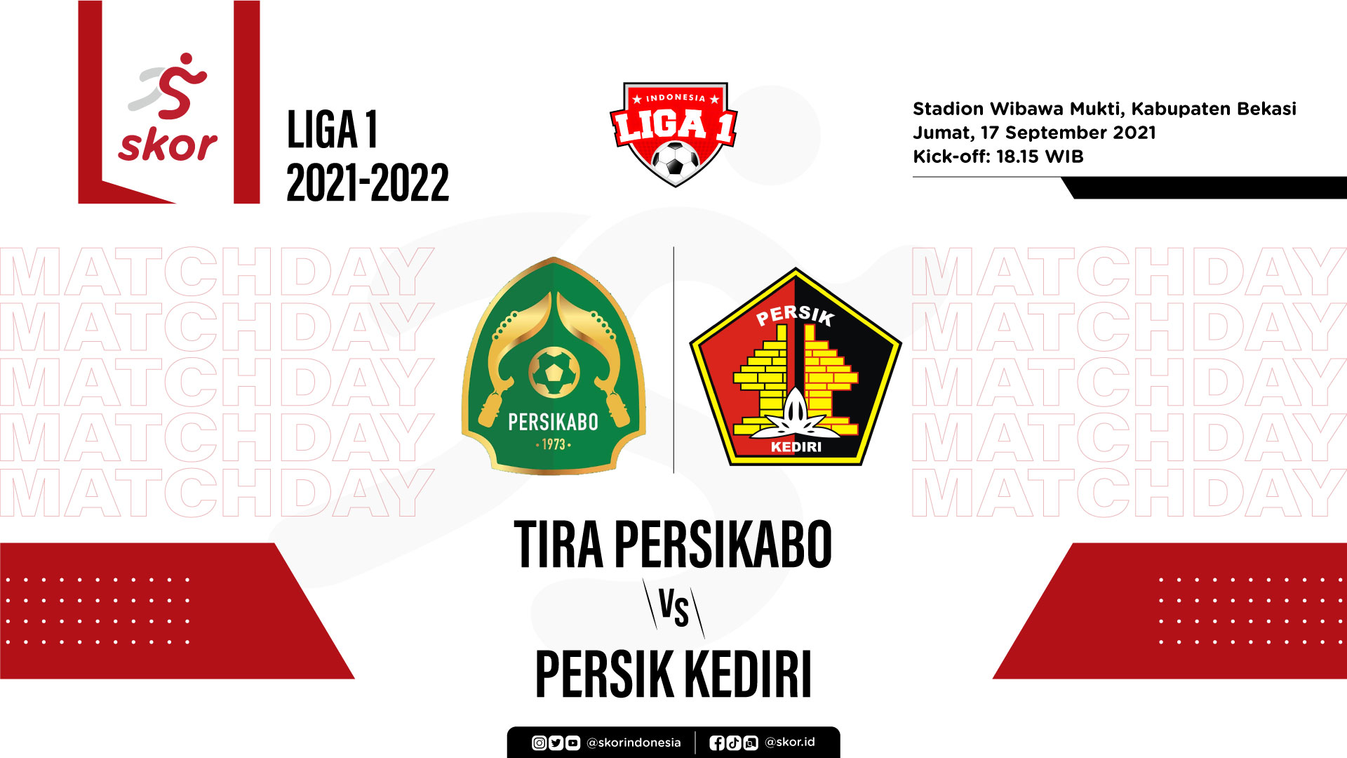 Prediksi Liga 1 2021-2022: Tira Persikabo vs Persik Kediri