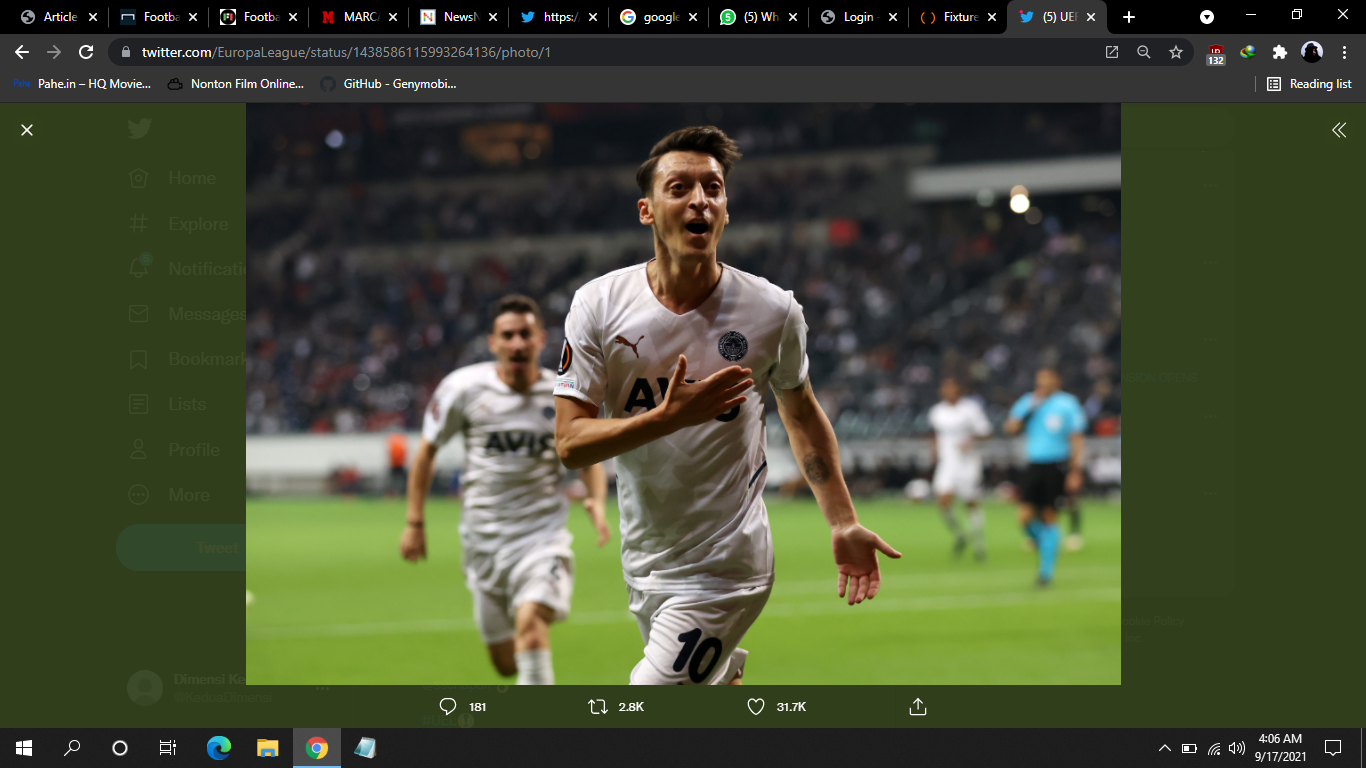 Mesut Ozil akan Datang ke Indonesia, Bertemu Menparekraf Sandiaga Uno