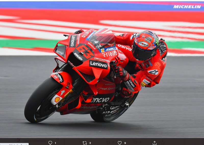 Hasil Kualifikasi MotoGP San Marino 2021: Francesco Bagnaia Back-to-back Pole Position