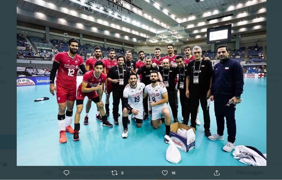 Iran Juara Asian Men's Volleyball Championship 2021